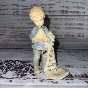 FOUNDATIONS Boy Figurine Designed by Karen Hahn‎ - #112031 - 2003 by ENESCO